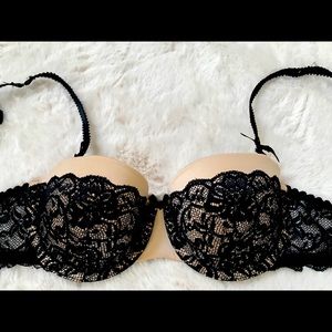 Oh La La Cherri  Convertible Tan & Black Bra 36B